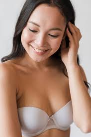 Explore a wide range of the best asian lingerie on aliexpress to find one that suits you! Premium Photo Dreamy Asian Woman In Bra Embracing Herself