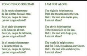 I Am Not Alone Spanish Words Words Quotes