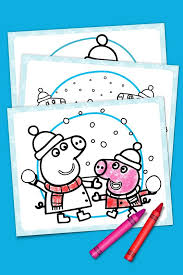 Has been added to your cart. Peppa Pig Winter Coloring Pack Nickelodeon Parents