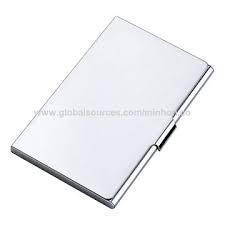 This soft leather mini business card holder case holds up to 45 minicards. China Shiny Silver Metal Engraving Business Card Case For Promotion On Global Sources Card Case