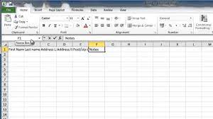 How to create a book collection list in excel? How To Make Address Book In Excel 2010 Youtube