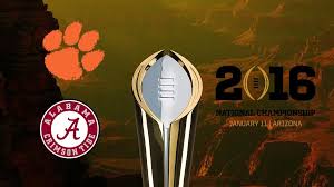The official twitter account of the university of alabama football team. Clemson Tigers Vs Alabama Crimson Tide Live Stream Free Espn Watch Online Ncaa 2016 College Football Playoff Championship