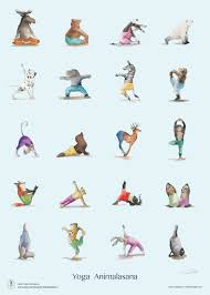 Yoga Positions Poster Kids Yoga Poses Animal Yoga Yoga Positions