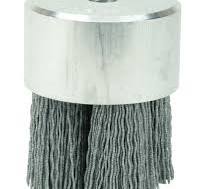1-3/4" Tufted Miniature Nylox Disc Brush, .035/180SC Crimped ...