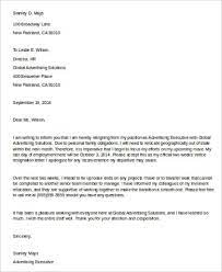 Free 2 Two Week Resignation Letters Samples In Ms Word Pdf