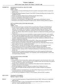 For more guidance, check out our other. Occupational Health Nurse Resume Samples Velvet Jobs