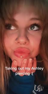 Taking Ashley Pierced Lip Out