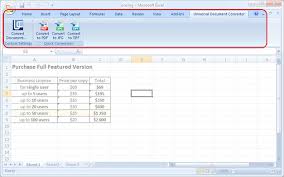Pdfs are extremely useful files but, sometimes, the need arises to edit or deliver the content in them in a microsoft word file format. How To Convert Excel To Pdf Universal Document Converter