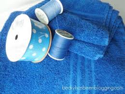 Supplies needed for making a hooded towel. How To Sew A Hooded Bath Towel Mom Com