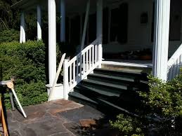 Search for vinyl porch railing. Front Porch Vinyl Railings Installed Steps Were Left Inta Flickr
