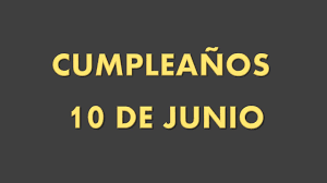 Cumpleaños de personas famosas nacidas en el mes de junio. Famosos Que Cumplen Anos El 10 De Junio Youtube
