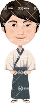 Dressing up in traditional japanese clothing can be a lot of fun, and recently renting kimono while sightseeing is very popular. Japan Culture And Modern Creation Kit Japanese Man In Traditional Clothes Graphicmama