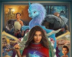 Image of poster film Raya and the Last Dragon