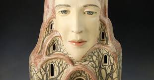 Ceramic figurative sculpture by Pam Stern