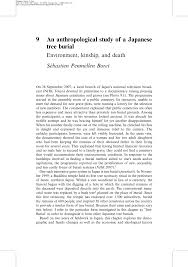 Maybe you would like to learn more about one of these? Pdf An Anthropological Study Of A Japanese Tree Burial Environment Kinship And Death