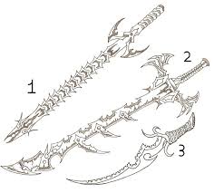 Sword Designs By Ghostontheshell On Deviantart Sword Design Sword Drawing Weapon Concept Art