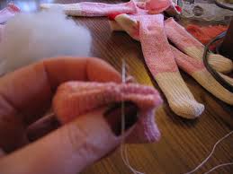 Pink Sock Monkey Assembly Create From Scratch