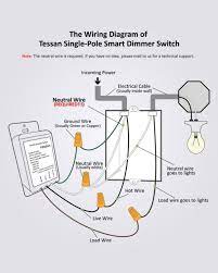 A double pole single throw dpst switch controls the connections to two wires at once where each wire only has one possible connection. Smart Dimmer Switch For Dimmable Led Lights Single Pole Tessan Com