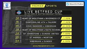 Oficiální účet webového portálu čt sport články, živé přenosy, podcasty. Betfred Cup Premier Sports Confirms Live Group Matches Sport On The Box