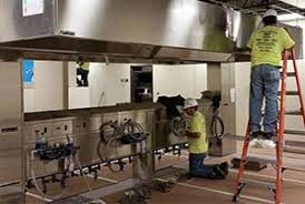 We also do commercial kitchen cleaning, where we wash all the kitchen equipment and steam clean the entire room from top to bottom. Commercial Kitchen Exhaust Fan Installation The Pki Group