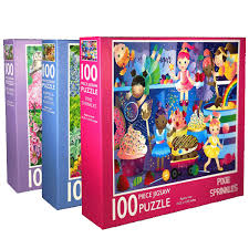Bob ross puzzle dollar tree. 3 Pack 100 Or 300 Piece Puzzles For Kids