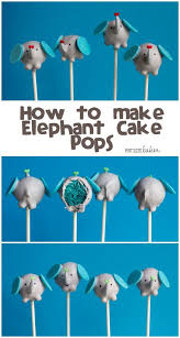 Need a cake for a baby shower? How To Make Elephant Cake Pops Pint Sized Baker