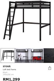 Ikea stora loft bed frame. Ikea Stora Loft Bed Frame Home Furniture Furniture On Carousell