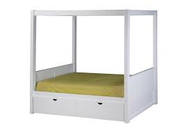 The string of 30 bright led lights at the top illuminates the room and adds a touch of sparkle. Camaflexi Twin Size Canopy Bed With Drawers Panel Headboard White Finish Camaflexi