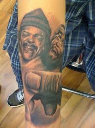 This tattoo is done in a cartoon style, with smoke, low rider eyes, and smiles on our two hero's faces. Cheech Chong Tattoo Tattoos Portrait Tattoo Just Ink
