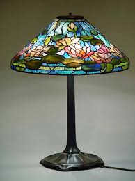 20 Water Lily Tiffany Lamp Stick Base Tiffany Style Lamp Antique Lamp Shades Tiffany Lamp Shade