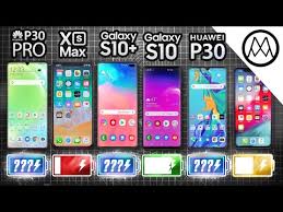 The s10 plus' 4,100mah battery matches the wireless charging of the p30 pro, but only supports 15w fast charging. Huawei P30 Vs Samsung Galaxy S10 Im Akkuvergleich Video