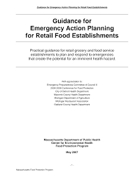 All food, equipment and supplies must be stored on the facility and at least 6 inches off the ground and must have overhead protection such as truck ceiling, umbrella, canopy, awning etc. Https Www Rockportma Gov Board Health Files Guide Emergency Action Plan Retail Food Establishments