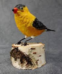 Birds Of North Idaho North Idaho Carver American Goldfinch Goldfinch Wood Carving Carving
