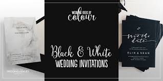 A wedding invitation offers an early glimpse into your wedding style. Black And White Wedding Invitations Wedding Ideas By Colour Chwv