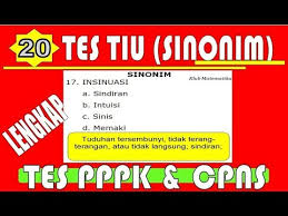 19:11 klub matematika 191 173 просмотра. Contoh Soal Cpns 2018 Tes Pppk 2019 I Soal Dan Pembahasan Sinonim I Tes Tiu Cpns I Tpa Icpns