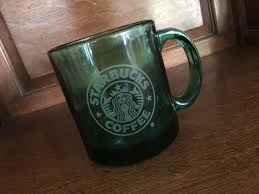 スターバックス 2000年 旧ロゴマーク グリーン グラス マグ mintwood スターバックス マグ ロゴマーク