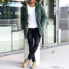 How To Wear Your Favorite White T Shirt This Winter 10 Stylish Outfit Ideas Mens Outfits Black Skinny Jeans Men Chelsea Boots Men