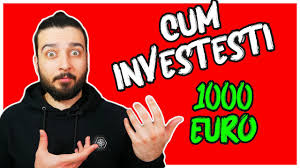 Cat o sa reziste eu, scade moneda euro si de ce? In Ce Sa Investesti 1000 De Euro Educatie Financiara Youtube