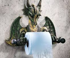 Toilet paper holders and toilet paper storage in sleek, modern styles for your bathroom. Dragon Toilet Paper Holder