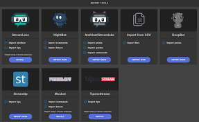 Today, all you need to build a global streaming business is a live streaming platform. Import Other Platforms Into Streamelements Streamelements