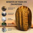 Tiger Eye Crystal Palm Stone (Manifestation & Willpower)