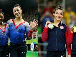 Women's gymnastics teams, the 'fierce five' in 2012 and 'final five' in 2016. Simone Biles Wins Gold Aly Raisman Silver In The Rio Olympics Floor Final Self