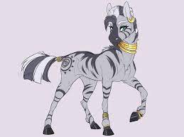 REZIDENT 369 † — Zebra from the Everyfree Forest Little redraw for...