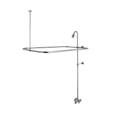Browse now and get free shipping on orders over $50. Add A Shower Kit For Clawfoot Tub In Chrome Plumbing Parts By Danco