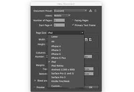 Indesign Cc Tip Mobile Intent Page Sizes Technology For Publishing Llc Indesign Indesign Tutorials Page Sizes