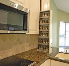 dropdown spice rack cabinet drawer lets