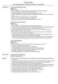 What the application engineer resume objective should tell prospective employers to make sure a client's specific orders are met, application engineers can usually be found in departments like manufacturing, customer service and sales. Nuclear Engineer Resume Samples Velvet Jobs