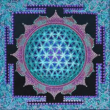 Maybe you would like to learn more about one of these? 3d Flower Of Life Sacred Geometry Mandal Malerei Von Olesea Arts Artmajeur