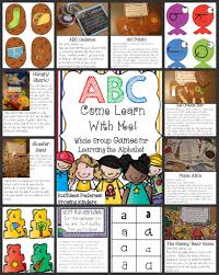 Abc Come Learn With Me 8 Fun Games For The Alphabet Abc Activities Phonics Kindergarten Learning The Alphabet