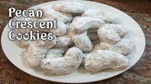 Pecan Crescent Cookies Crescent Cookies Pecan Cookies